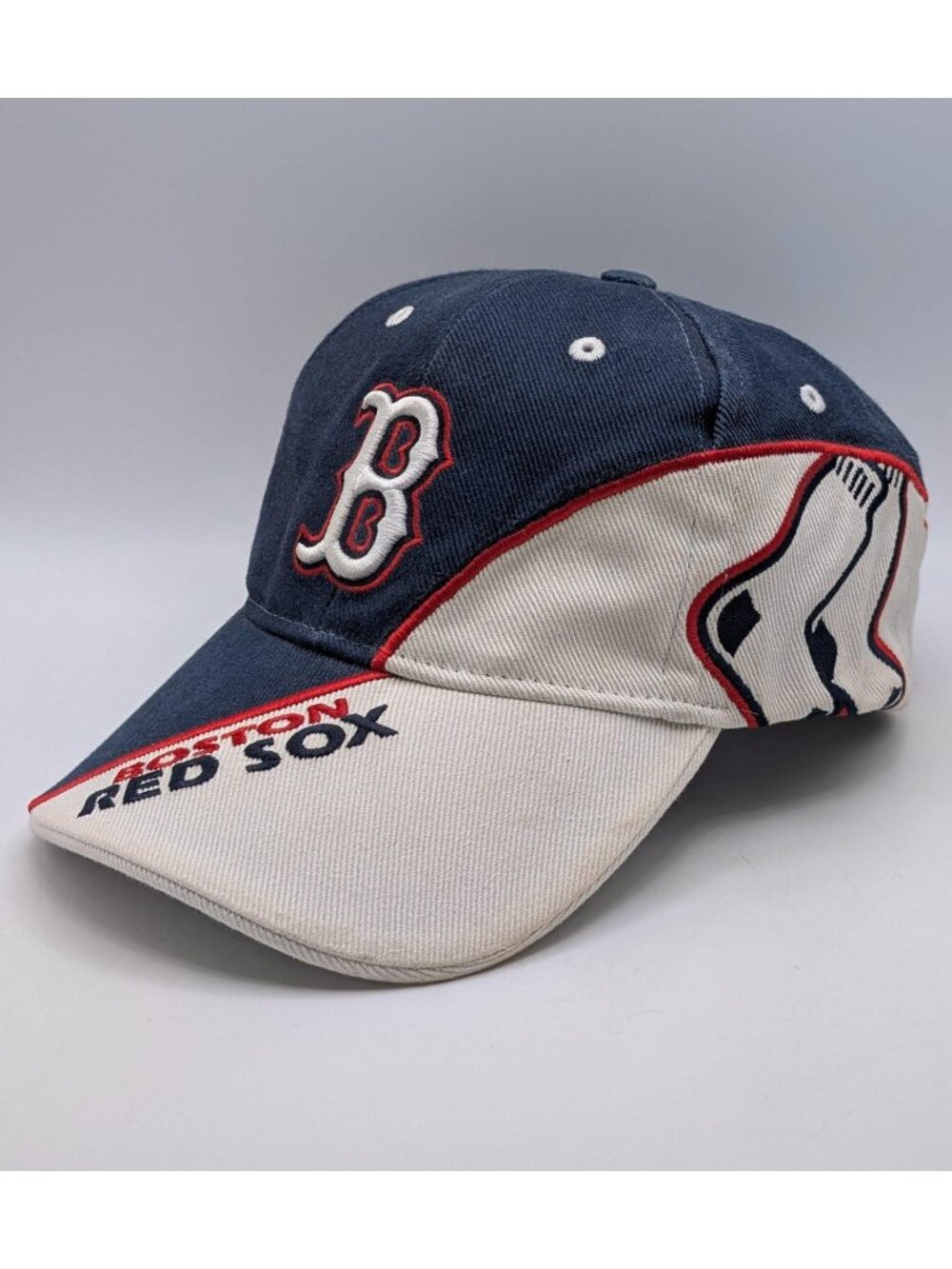 Vintage Boston Red Sox Strap Back Hat Cap MLB Baseball Twins Enterprise Socks